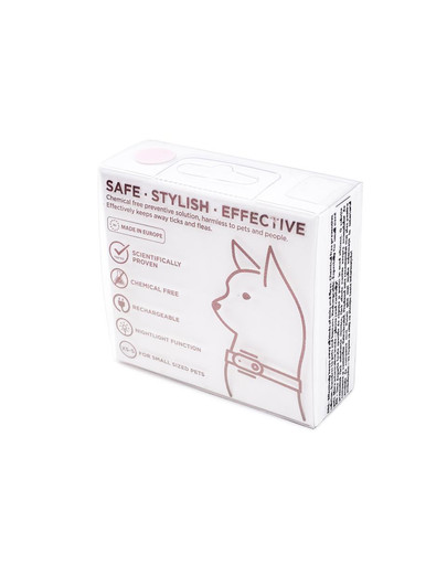 TICKLESS Répulsif ultrasonique contre les tiques et les puces pour les chats Baby Pink