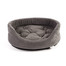 INTERZOO Panier ovale pour chien 47x38x15 cm gris