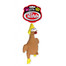 PET NOVA Dog Lifestyle Poulet en vol jouet 26cm brun