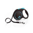 FLEXI Laisse Black Design M Sangle 5m Bleu
