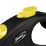 FLEXI Laisse réfléchissante New Neon L Sangle 5m Jaune/Noir