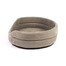 FERA Lit ovale pour chien 66x55x17 cm gris
