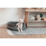 FERA Lit ovale pour chien 61x51x16 cm gris