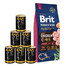 BRIT Premium By Nature Junior Large L 15 kg + mokra karma z drobiem 6x1240 g