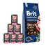 BRIT Premium By Nature Light 15 kg + mokra karma z indykiem 6x400 g