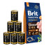 BRIT Premium By Nature Senior Small Medium S+M 15 kg + mokra karma z drobiem 6x1240 g