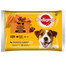PEDIGREE Adult manzo, agnello, tacchino, carote 4x100g cibo umido per cani adulti