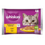 WHISKAS Poultry Feast Tacchino e pollo in gelatina 4x85g