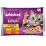 WHISKAS Tasty Mix Kremowe Wariacje z kurczakiem, jagnięciną i indykiem w sosie 4x85g