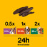 PEDIGREE Ranchos Originals ricco di pollo 7x70 g