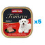 ANIMONDA Vom Feinsten Classic mix con manzo e cuori di tacchino 5 x 150g