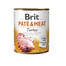 BRIT Pate&Meat turkey 800g paté di tacchino per cani
