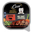 CESAR Natural Goodness Plateau de viande de bœuf, garni de haricots verts, de carottes et de baies 100 g