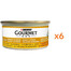 GOURMET Gold morceaux dans une sauce au poulet et au foie pour chat 6x85 g