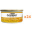 GOURMET Gold morceaux dans une sauce au poulet et au foie pour chat 24x85 g