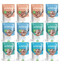 SCHESIR Assortiment pour chat « Mix » aux 4 saveurs de poisson, 12 x 85 g