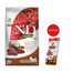 FARMINA N&D Quinoa Dog Skin&Coat Adult Mini venison, coconut 2.5 kg + FARMINA N&D Quinoa Dental Treat Skin Coat Venison Mini 60 g GRATIS!