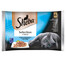 SHEBA Selection in Sauce 4 x 85 g mélange de saveurs de poisson