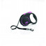 FLEXI guinzaglio automatico Nero Design M cinghia 5 m rosa