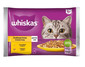 WHISKAS Poultry Feast Tacchino e pollo in gelatina 4x85g