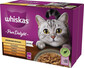 WHISKAS Pure Delight Drobiowe frykasy z kurczakiem, indykiem, drobiem, kaczką w galaretce 12x85g
