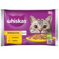 WHISKAS Senior saszetka 85g Drobiowa Uczta mokra karma dla starszych kotów w galaretce z: kurczakiem, indykiem