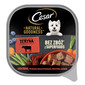 CESAR Natural Goodness Plateau de viande de bœuf, garni de haricots verts, de carottes et de baies 100 g
