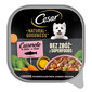 CESAR Natural Goodness Nourriture humide avec saumon en sauce enrichi en huile de poisson, épinards et carottes 100 g