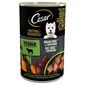 CESAR alimento umido completo per cani adulti ricco di agnello, guarnito con carote, patate e spinaci 400g