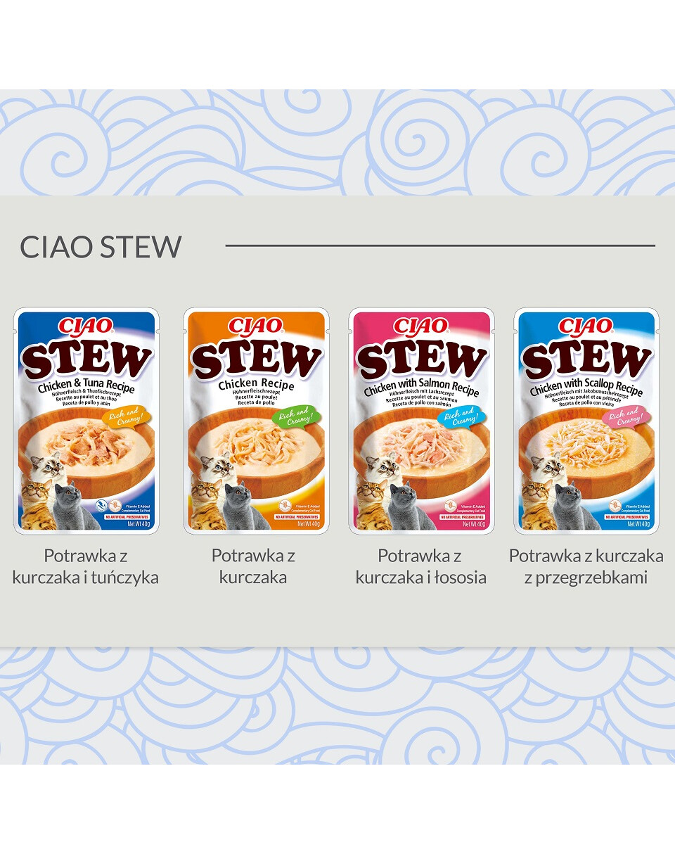 Friandises Pour Chats INABA Ciao - Sans Céréales, Faibles En Calories, Riche En Protéines Et Humidité - Lot De 10 Paquets